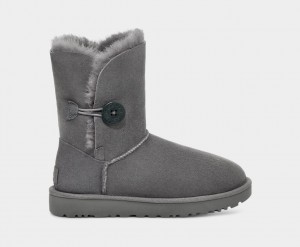 Cizme Ugg Bailey Button II Dama Gri | 7968OEBCS