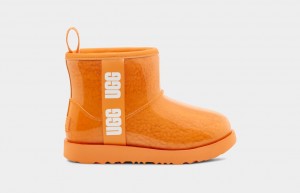 Cizme Ugg Clasici Clear Mini II Copii Portocalii | 4753BZACJ