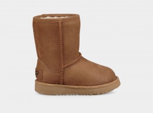 Cizme Ugg Clasici II Weather Copii Maro | 4796XOULY