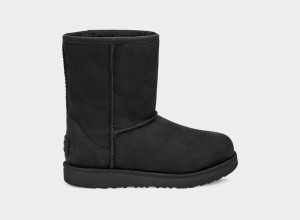 Cizme Ugg Clasici II Weather Copii Negrii | 2914GKSJU