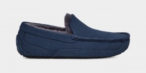 Mocasini Ugg Ascot Barbati Albastri | 1487FECSH