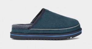 Mocasini Ugg Scuff Cali Wave Barbati Albastri | 5761CHIAL