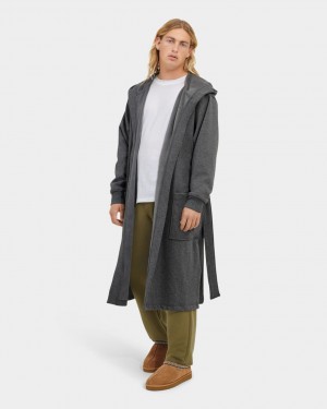 Îmbrăcăminte De Dormit Ugg Leeland Robe Barbati Gri | 6531GVCYW