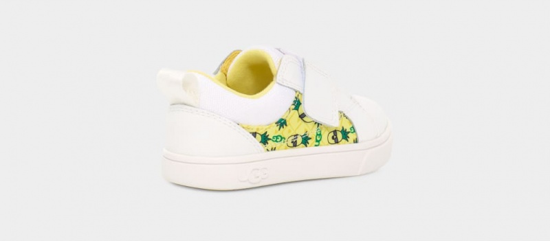 Adidasi Ugg Rennon Low Pineapple Stuffie Copii Albi | 2317AXIZG