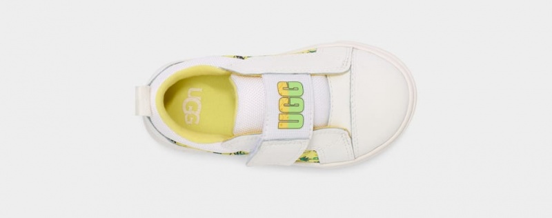 Adidasi Ugg Rennon Low Pineapple Stuffie Copii Albi | 8243SQCBO