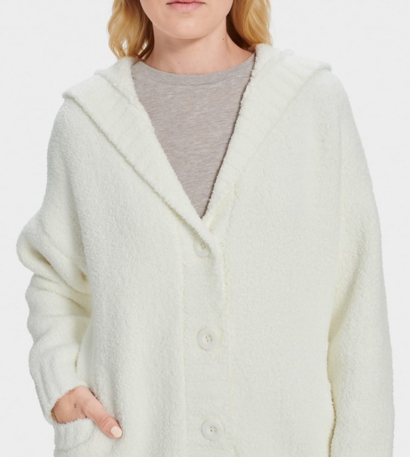 Cardigan Ugg Franca Travel Dama Albi | 7125WPROX