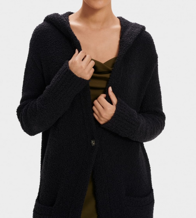 Cardigan Ugg Judith Knit Dama Negrii | 8751YOZXC