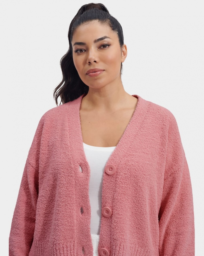 Cardigan Ugg Nyomi Cropped Dama Roz | 3942JEUAH