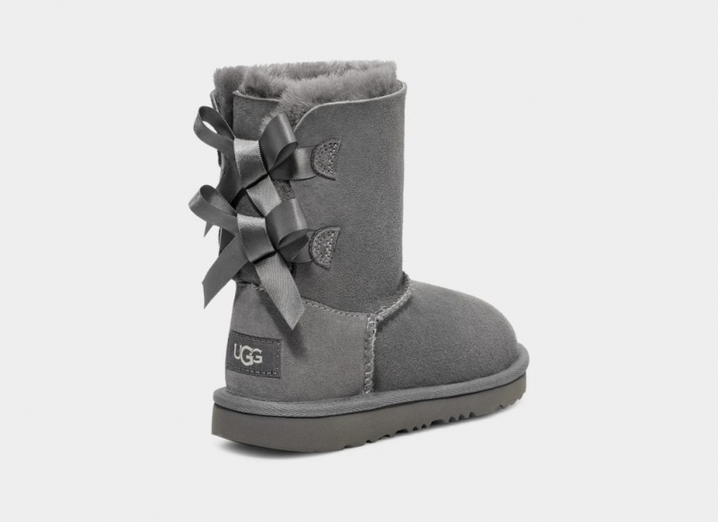 Cizme Ugg Bailey Bow II Copii Gri | 5041ZRIGK