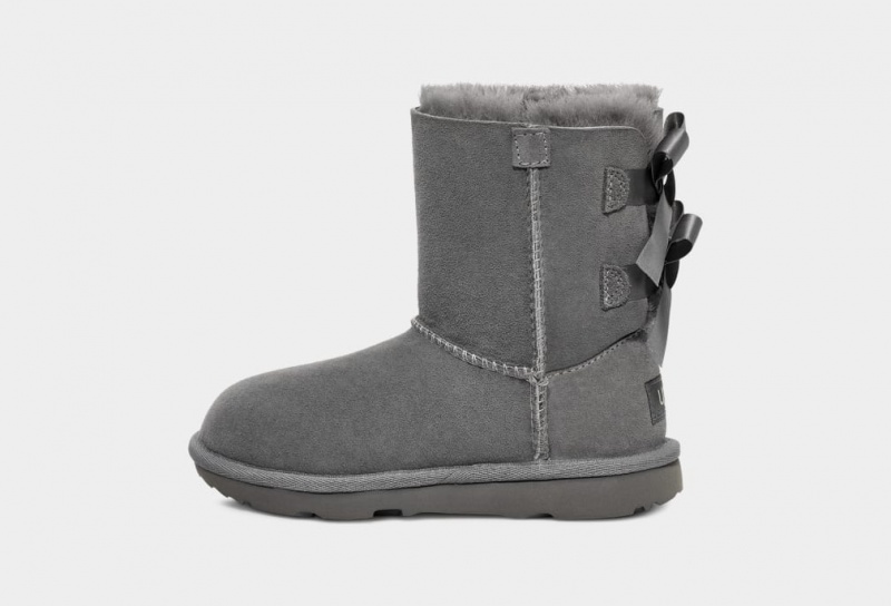 Cizme Ugg Bailey Bow II Copii Gri | 5041ZRIGK