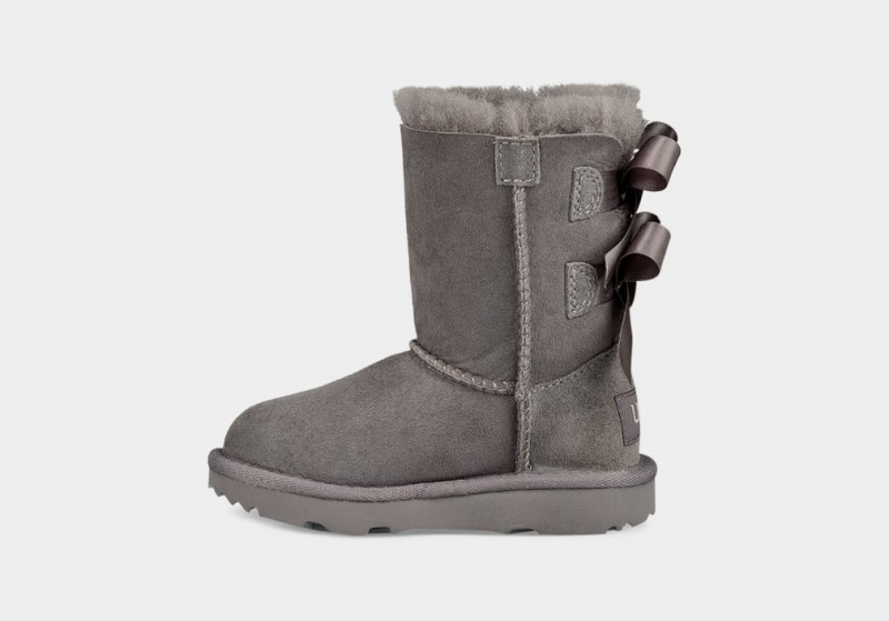 Cizme Ugg Bailey Bow II Copii Gri | 6179THXGV