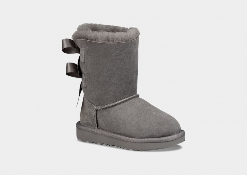 Cizme Ugg Bailey Bow II Copii Gri | 6179THXGV