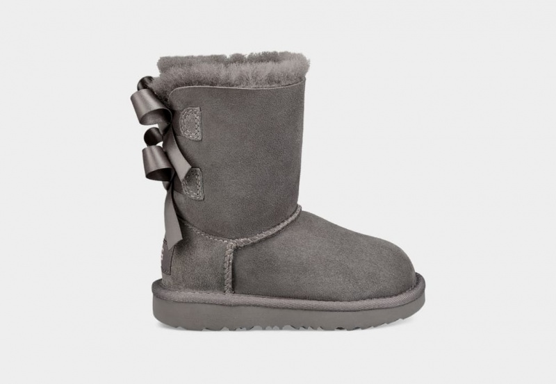 Cizme Ugg Bailey Bow II Copii Gri | 6179THXGV