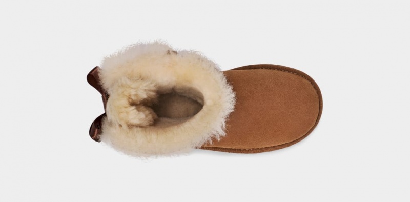 Cizme Ugg Bailey Bow II Copii Maro | 5067YQUPR