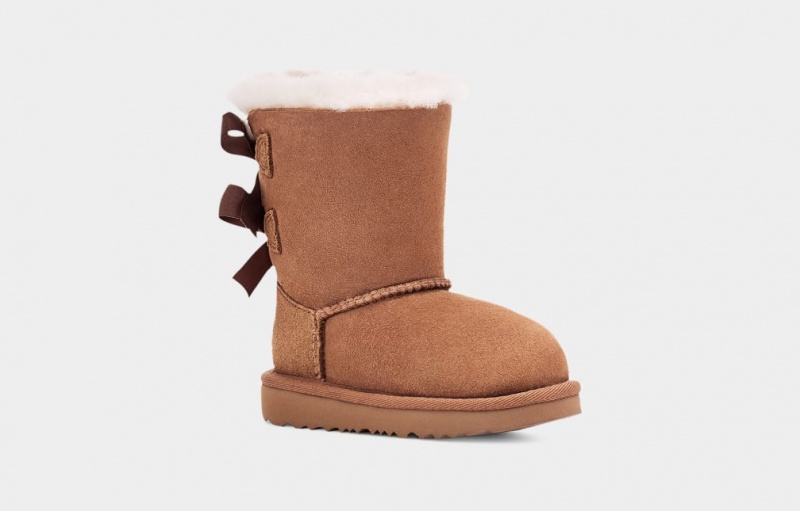 Cizme Ugg Bailey Bow II Copii Maro | 5702MZDIO