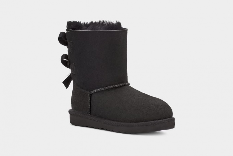 Cizme Ugg Bailey Bow II Copii Negrii | 3740GFDPX