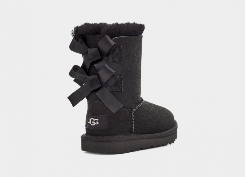 Cizme Ugg Bailey Bow II Copii Negrii | 4965NSVJI