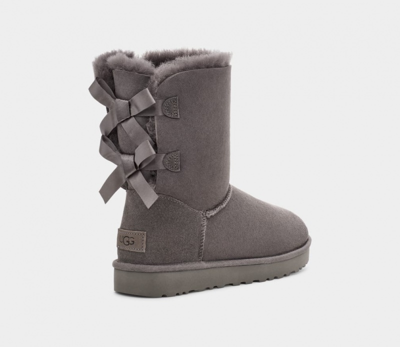 Cizme Ugg Bailey Bow II Dama Gri | 2671CBHEM