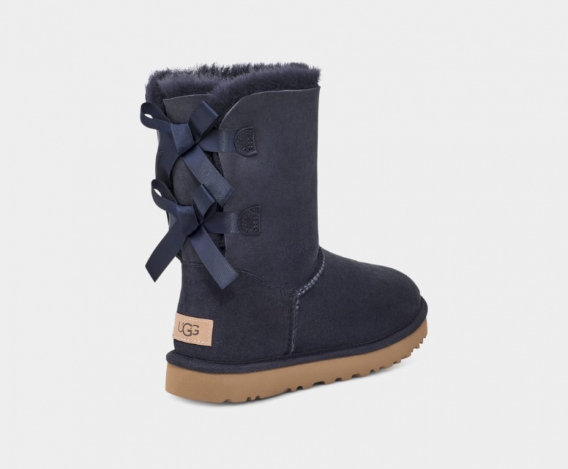 Cizme Ugg Bailey Bow II Dama Negrii | 7285QJISP