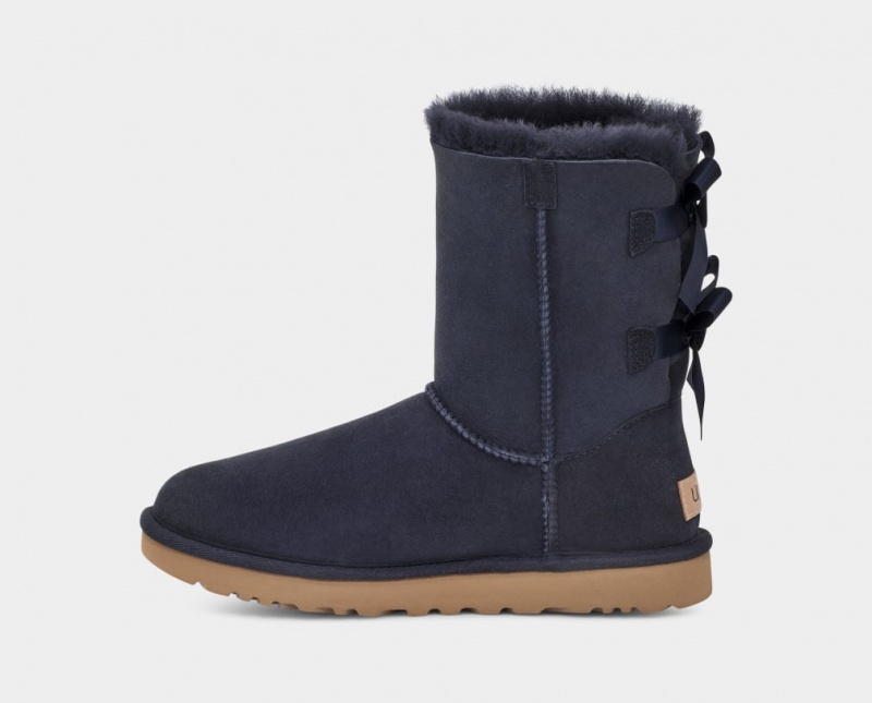 Cizme Ugg Bailey Bow II Dama Negrii | 7285QJISP