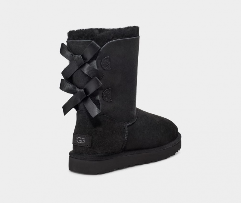 Cizme Ugg Bailey Bow II Dama Negrii | 7986WBKDS