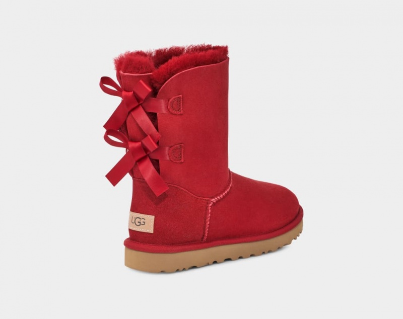 Cizme Ugg Bailey Bow II Dama Rosii Visinii | 6508EDWTL