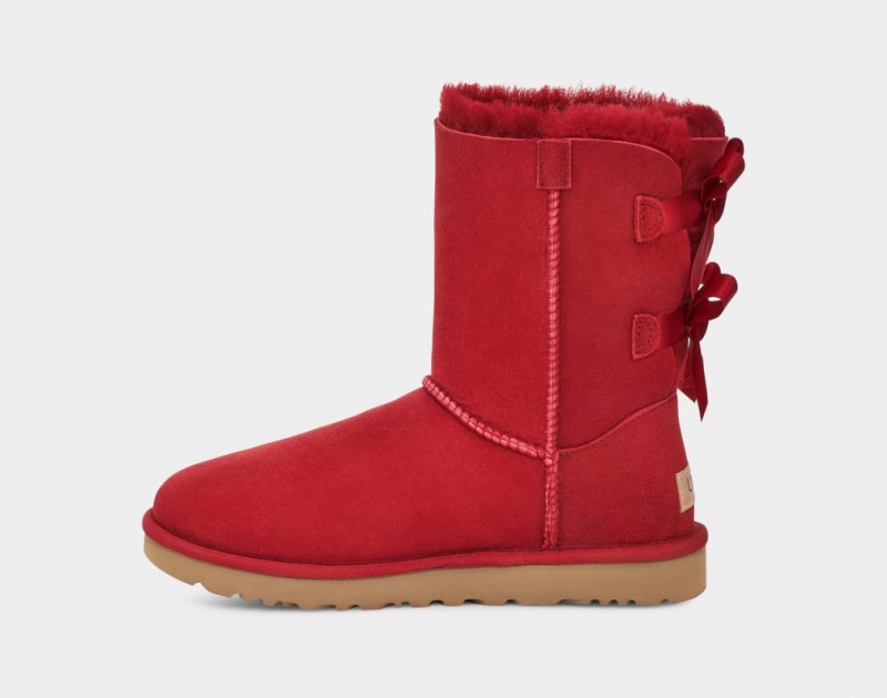 Cizme Ugg Bailey Bow II Dama Rosii Visinii | 6508EDWTL