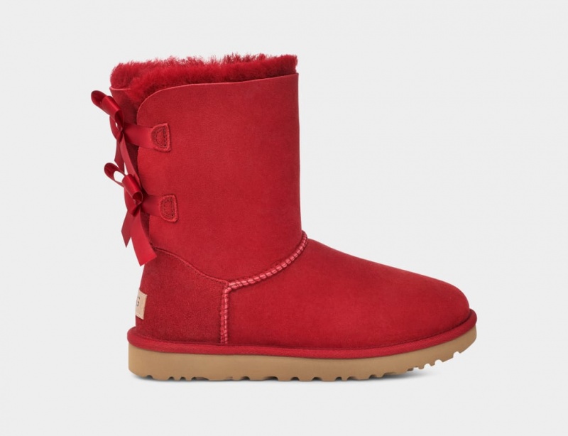 Cizme Ugg Bailey Bow II Dama Rosii Visinii | 6508EDWTL