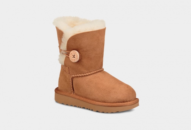 Cizme Ugg Bailey Button II Copii Maro | 2081SWXQR