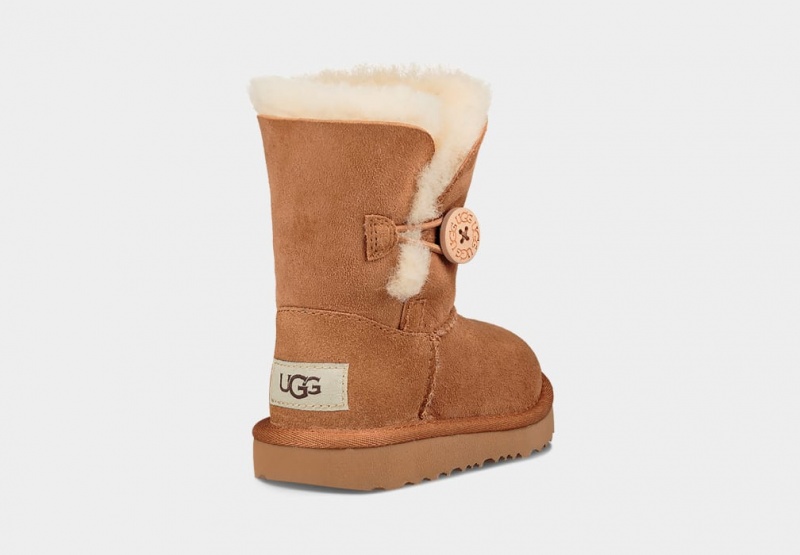 Cizme Ugg Bailey Button II Copii Maro | 2081SWXQR