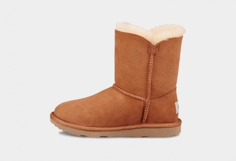 Cizme Ugg Bailey Button II Copii Maro | 4390NFRPC