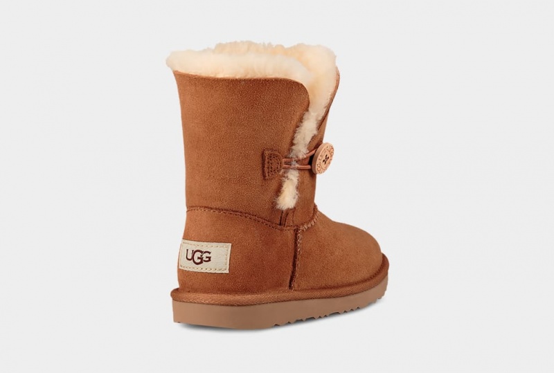 Cizme Ugg Bailey Button II Copii Maro | 4390NFRPC