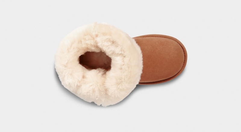 Cizme Ugg Bailey Button II Copii Maro | 4390NFRPC