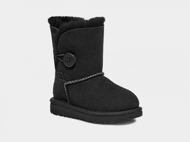 Cizme Ugg Bailey Button II Copii Negrii | 2109DMSFN