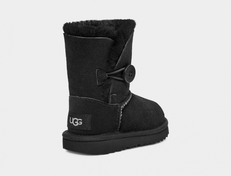 Cizme Ugg Bailey Button II Copii Negrii | 2109DMSFN