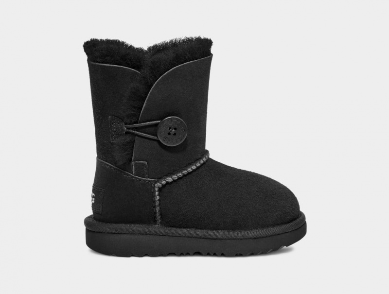 Cizme Ugg Bailey Button II Copii Negrii | 2109DMSFN