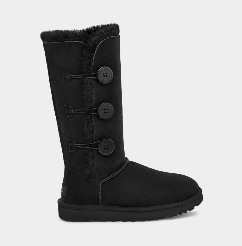 Cizme Ugg Bailey Button Triplet II Dama Negrii | 2610LDGCJ