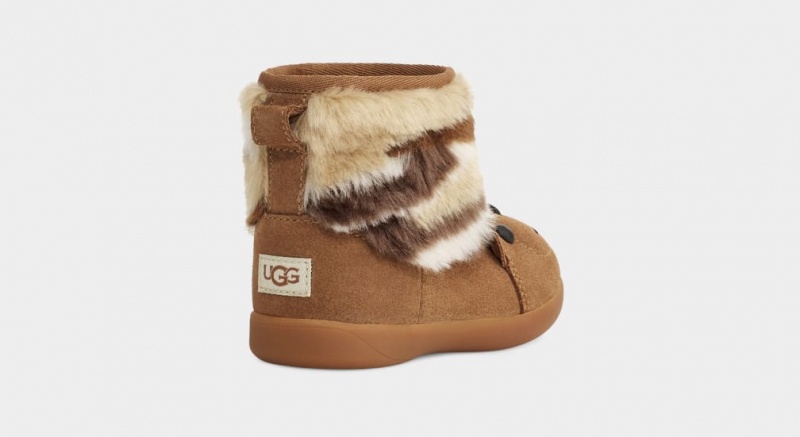 Cizme Ugg Bear Stuffie Copii Maro | 6745NCQHA