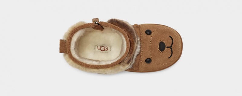 Cizme Ugg Bear Stuffie Copii Maro | 6745NCQHA