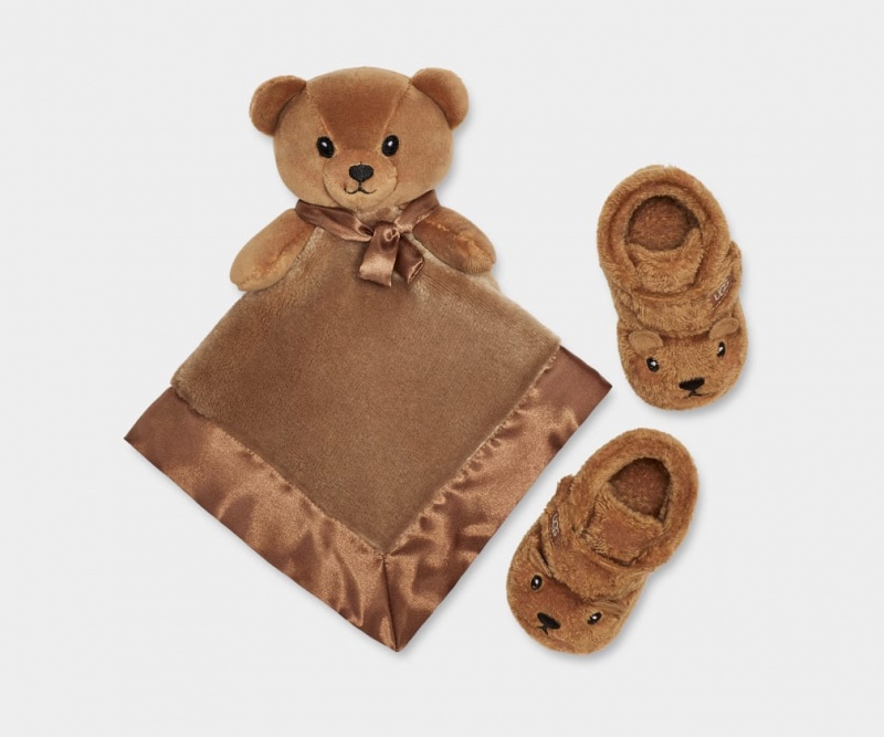 Cizme Ugg Bixbee And Lovey Bear Stuffie Copii Maro | 1426ZYDLM