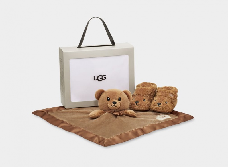 Cizme Ugg Bixbee And Lovey Bear Stuffie Copii Maro | 1426ZYDLM