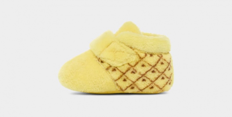 Cizme Ugg Bixbee Pineapple Stuffie Copii Galbeni | 0351VJOYS