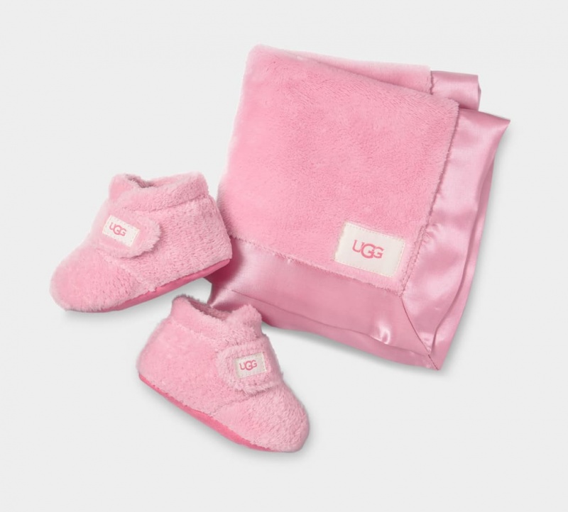 Cizme Ugg Bixbeeie and Lovey Blanket Copii Roz | 5930DHBLQ