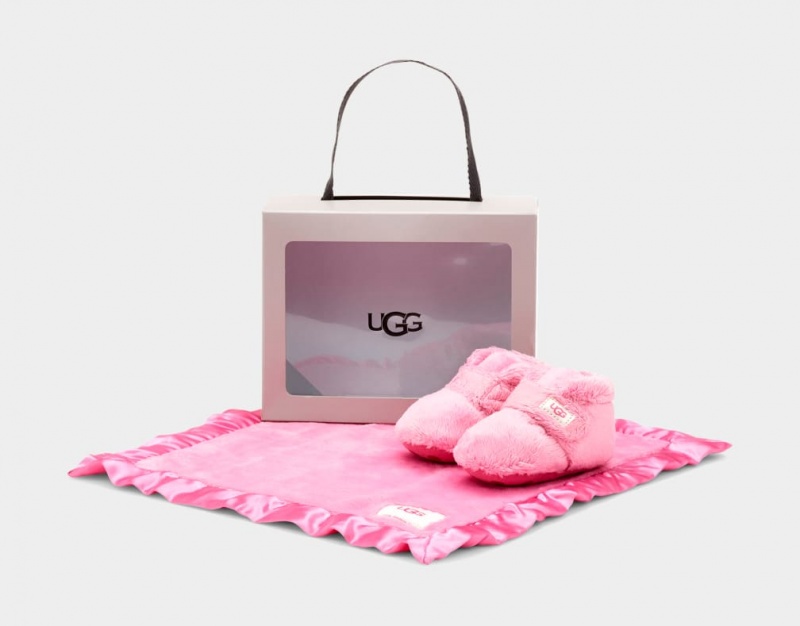 Cizme Ugg Bixbeeie and Lovey Blanket Copii Roz | 5930DHBLQ