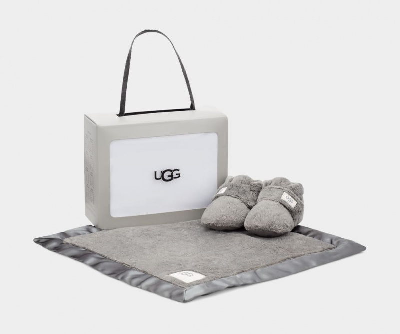 Cizme Ugg Bixbeeie and Lovey Blanket Copii Gri | 9638JNCRH