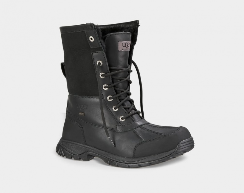 Cizme Ugg Butte Barbati Negrii | 4735VLHZP