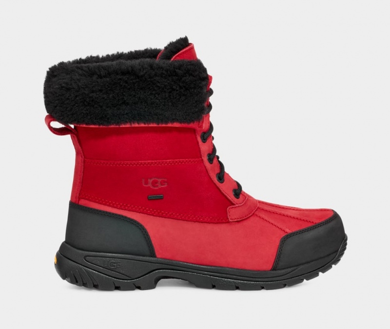 Cizme Ugg Butte Barbati Rosii Negrii | 0467PAKEX