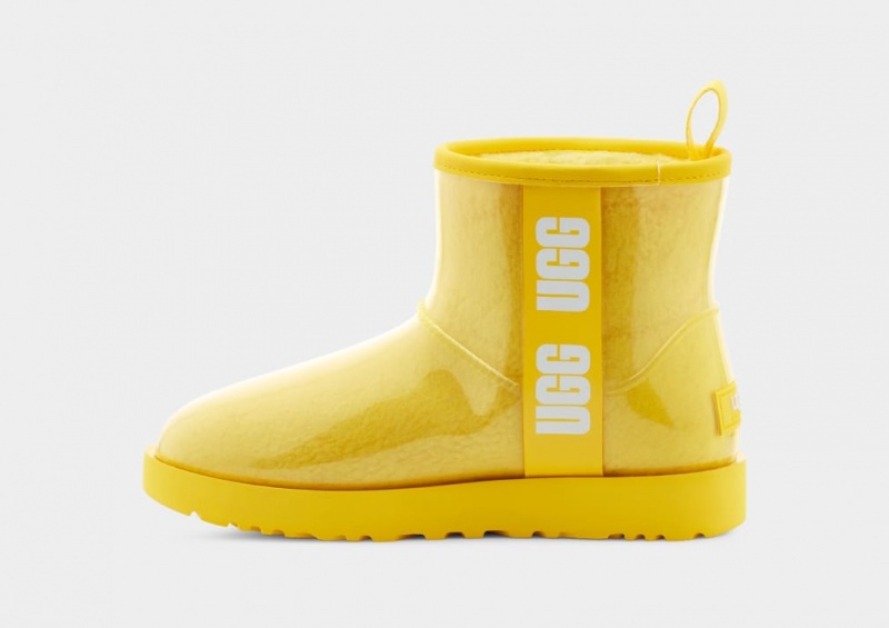 Cizme Ugg Clasici Clear Mini Dama Galbeni | 1098FWMES