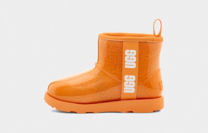 Cizme Ugg Clasici Clear Mini II Copii Portocalii | 4753BZACJ