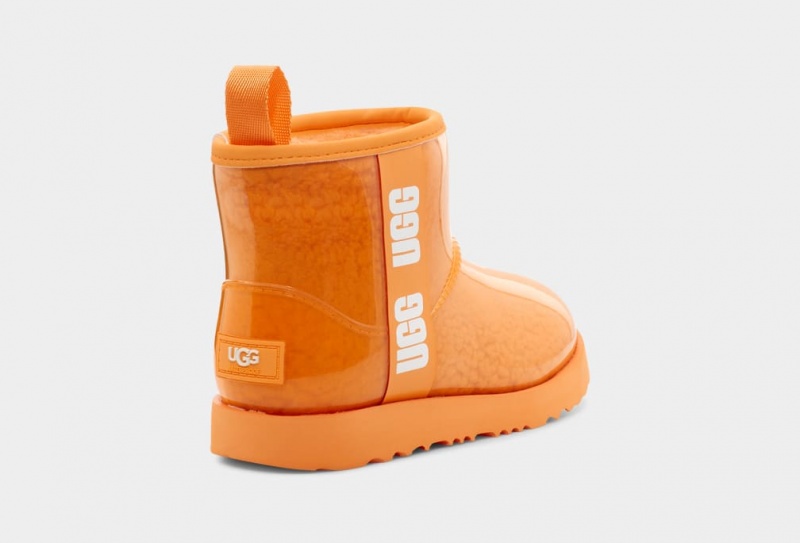 Cizme Ugg Clasici Clear Mini II Copii Portocalii | 4753BZACJ